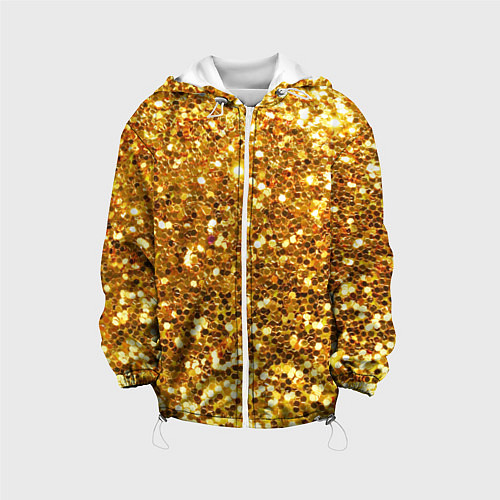 Детская куртка Золотое мерцание / 3D-Белый – фото 1