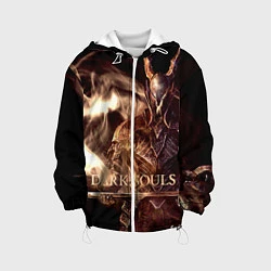 Куртка с капюшоном детская Dark Souls, цвет: 3D-белый