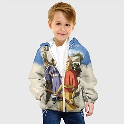 Куртка с капюшоном детская Легенда об Аанге, цвет: 3D-белый — фото 2