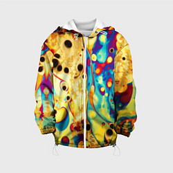 Детская куртка Абстракция кислотные метаморфозы