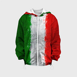 Куртка с капюшоном детская Italian, цвет: 3D-белый