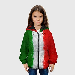 Куртка с капюшоном детская Italian, цвет: 3D-черный — фото 2