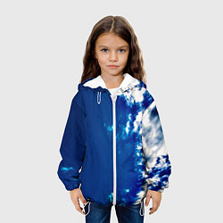 Куртка с капюшоном детская Облака, цвет: 3D-белый — фото 2