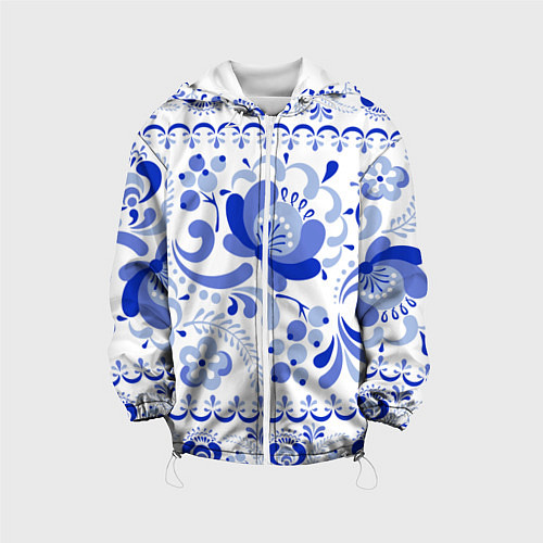 Детская куртка Гжель 2 / 3D-Белый – фото 1