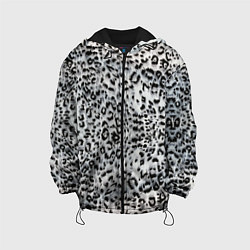 Куртка с капюшоном детская White Jaguar, цвет: 3D-черный