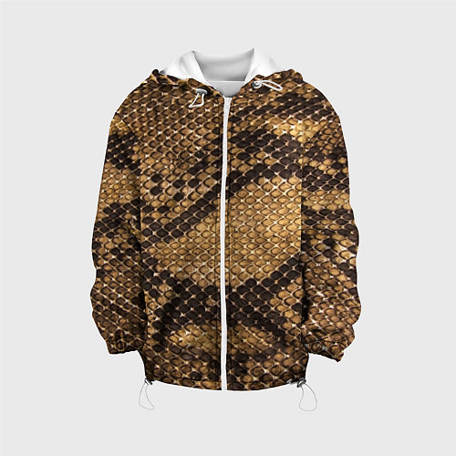 Детская куртка Змеиная кожа / 3D-Белый – фото 1