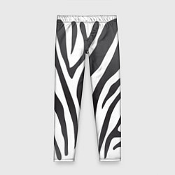 Леггинсы для девочки Африканская зебра, цвет: 3D-принт