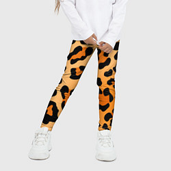 Леггинсы для девочки Шкура ягуара, цвет: 3D-принт — фото 2