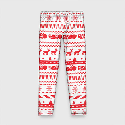 Детские легинсы Clash of Clans: NY Pattern / 3D-принт – фото 1