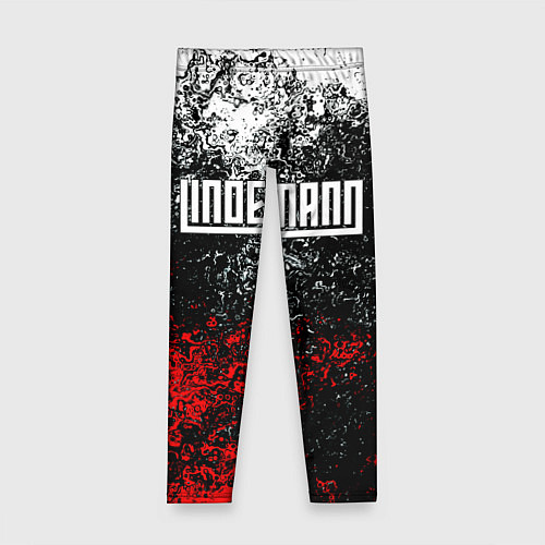 Детские легинсы LINDEMANN: Colour Splash / 3D-принт – фото 1