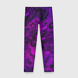 Леггинсы для девочки Abstract purple, цвет: 3D-принт