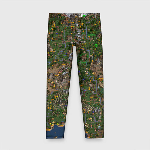 Детские легинсы Карта в Heroes 3 / 3D-принт – фото 1