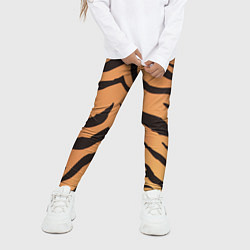 Леггинсы для девочки Тигриный камуфляж, цвет: 3D-принт — фото 2