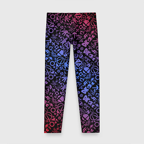 Детские легинсы Игровые бренды / 3D-принт – фото 1