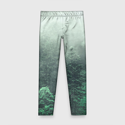 Детские легинсы Туманный лес / 3D-принт – фото 1