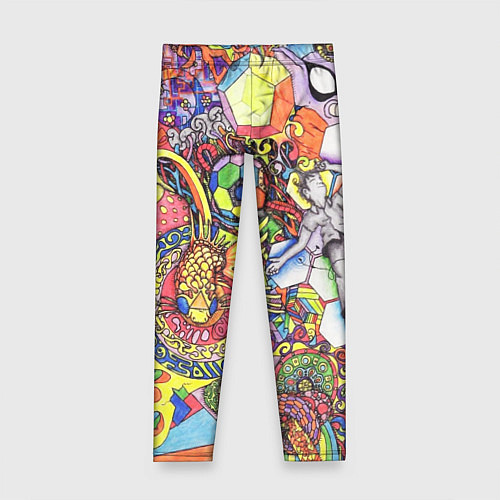 Детские легинсы ПСИХОДЕЛИКА PSYHODELICA / 3D-принт – фото 1