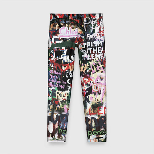 Детские легинсы Street graffiti / 3D-принт – фото 1