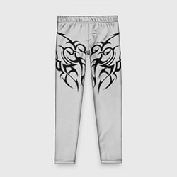 Леггинсы для девочки Скандинавские узоры, цвет: 3D-принт