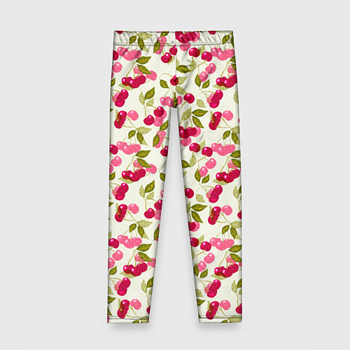 Детские легинсы Спелая вишня / 3D-принт – фото 1