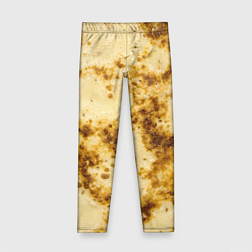 Детские легинсы Жареный блин / 3D-принт – фото 1