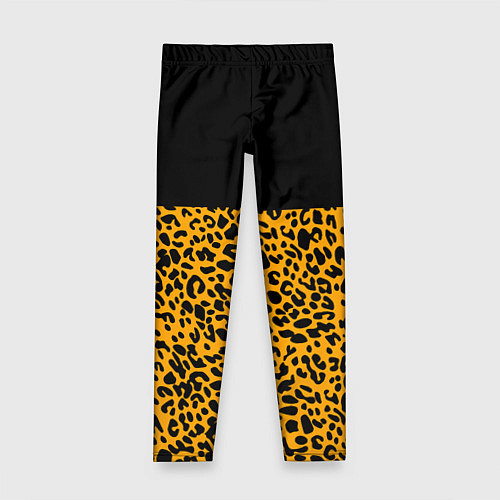Детские легинсы СТИЛЬ ЛЕОПАРДА / 3D-принт – фото 1
