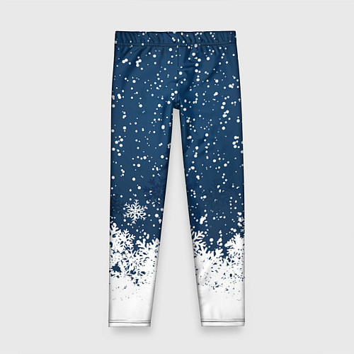 Детские легинсы Snow / 3D-принт – фото 1