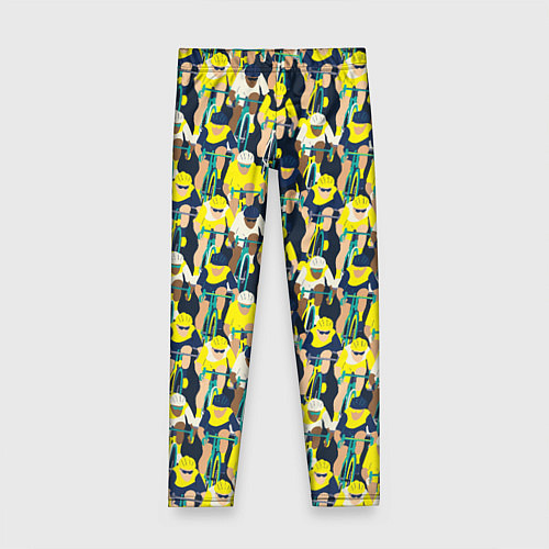 Детские легинсы Велоспорт гонка / 3D-принт – фото 1