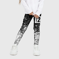 Леггинсы для девочки DYING LIGHT 2 - Краски, цвет: 3D-принт — фото 2