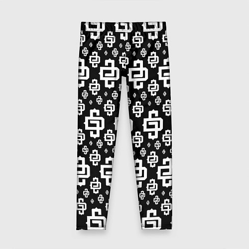 Детские легинсы Black Pattern Dope Camo Dope Street Market / 3D-принт – фото 1