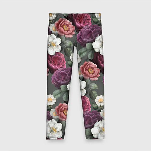 Детские легинсы Bouquet of flowers pattern / 3D-принт – фото 1