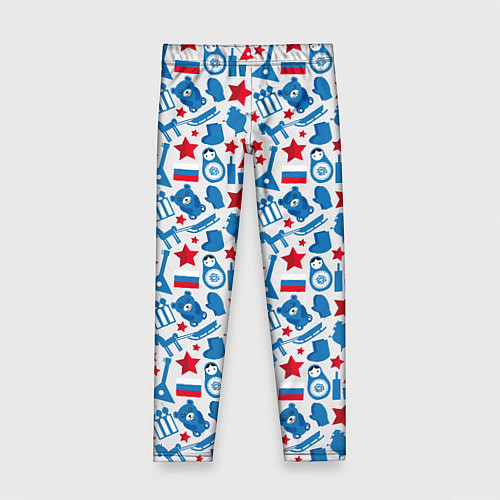 Детские легинсы Русский Символизм / 3D-принт – фото 1