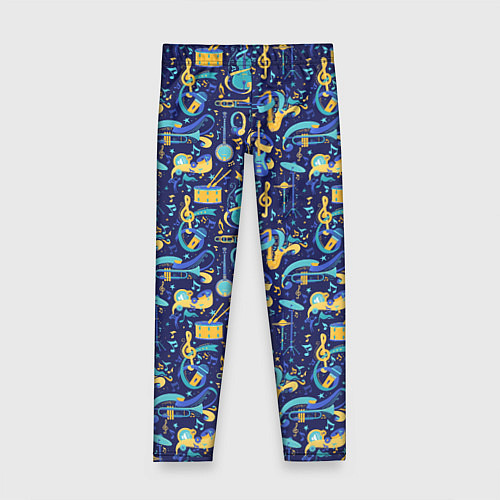 Детские легинсы Музыкальные Инструменты Музыкант / 3D-принт – фото 1