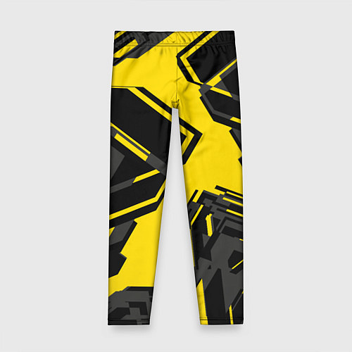 Детские легинсы Абстракция Город / 3D-принт – фото 1