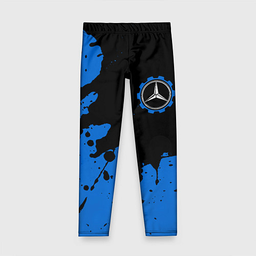 Детские легинсы МЕРСЕДЕС Краска 5 / 3D-принт – фото 1