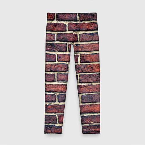 Детские легинсы Brick Wall / 3D-принт – фото 1