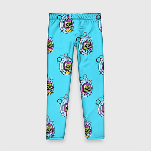 Детские легинсы ВИНТАЖНАЯ РЕТРО ИГРУШКА ТАГАМОЧИ / 3D-принт – фото 1