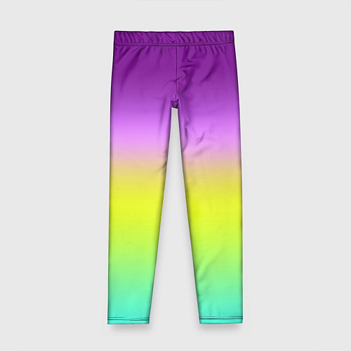 Детские легинсы Multicolored Ombre gradient / 3D-принт – фото 1