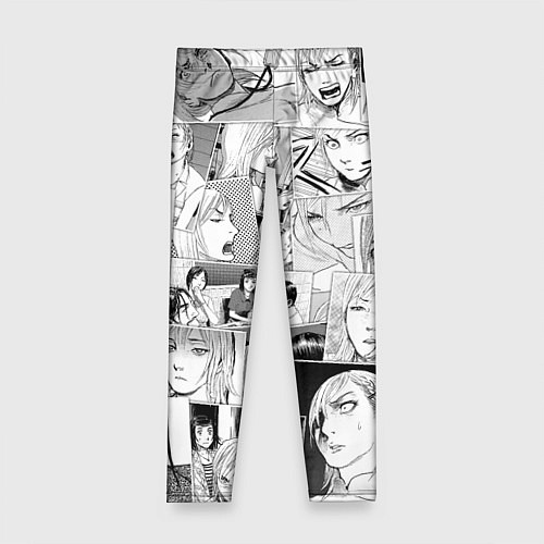 Детские легинсы Волна слушай меня паттерн / 3D-принт – фото 1