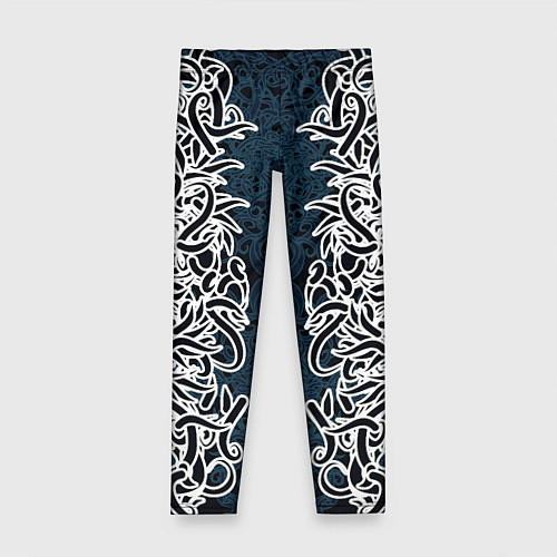 Детские легинсы Белый шум / 3D-принт – фото 1