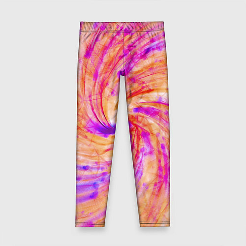 Детские легинсы Color swirls / 3D-принт – фото 1