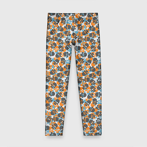 Детские легинсы Череп с ушами / 3D-принт – фото 1