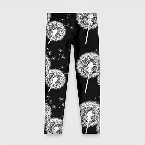 Детские легинсы Одуванчики - паттерн / 3D-принт – фото 1