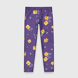 Леггинсы для девочки Милые цветочки, цвет: 3D-принт