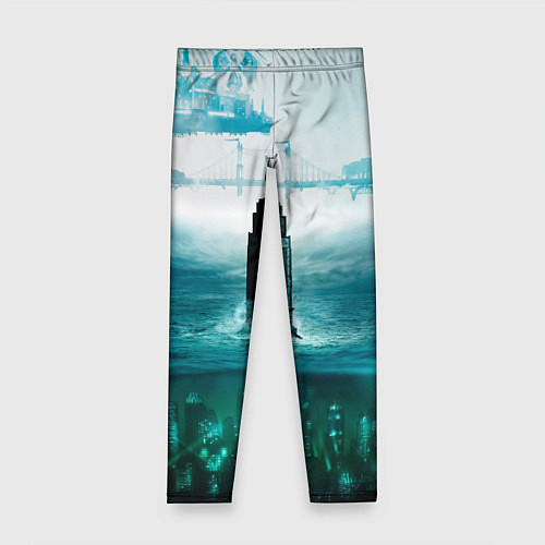 Детские легинсы Биошoк / 3D-принт – фото 1