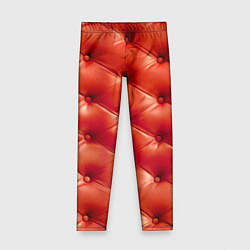 Леггинсы для девочки Quilted furniture leather, цвет: 3D-принт