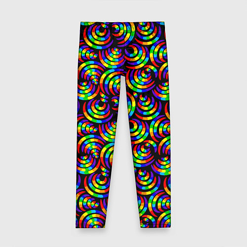 Детские легинсы Радостная окружность / 3D-принт – фото 1
