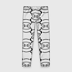 Леггинсы для девочки Восьмерка паттерн, цвет: 3D-принт
