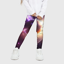 Леггинсы для девочки Планета Алари, цвет: 3D-принт — фото 2