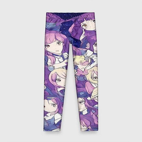 Детские легинсы Японские девушки в стиле анимэ / 3D-принт – фото 1