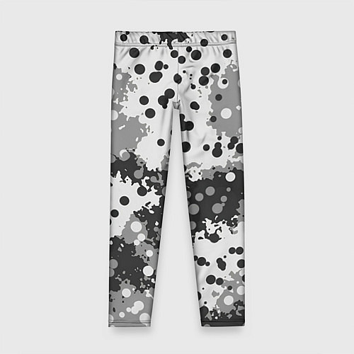Детские легинсы Камуфляж в точку / 3D-принт – фото 1